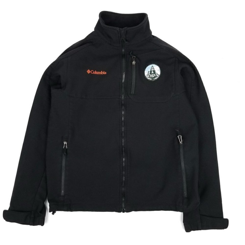 Columbia Go Take A Hike Ascender II Softshell Zip Jacket Medium Black Gorpcore